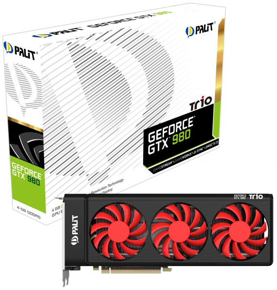 Стоить новая 3D-карта будет несколько меньше модели Palit GeForce GTX 980 JetStream