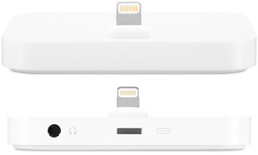 Оснащение дока Apple iPhone Lightning Dock включает аудиовыход