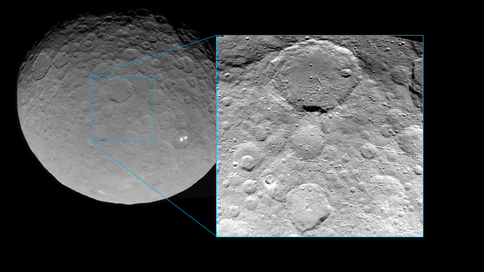 Зонд Dawn прислал новые фотографии Цереры - 1