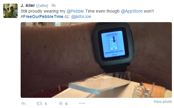 Apple задерживает публикацию iOS приложения Pebble Time - 3 image