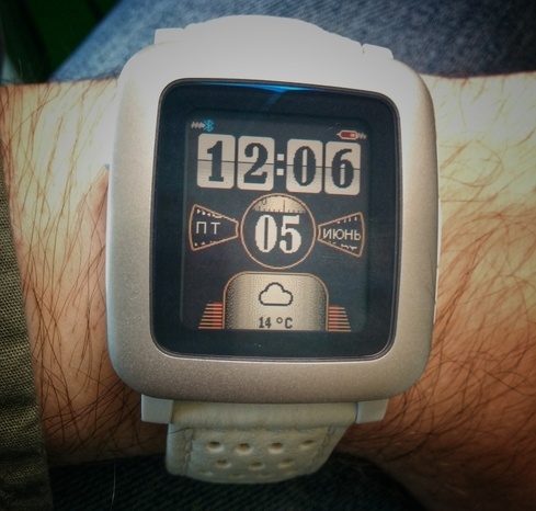 Раскрашивание циферблата для Pebble Time: битва за ресурсы - 1