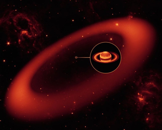 Астрономы изучили самое дальнее кольцо Сатурна - 1