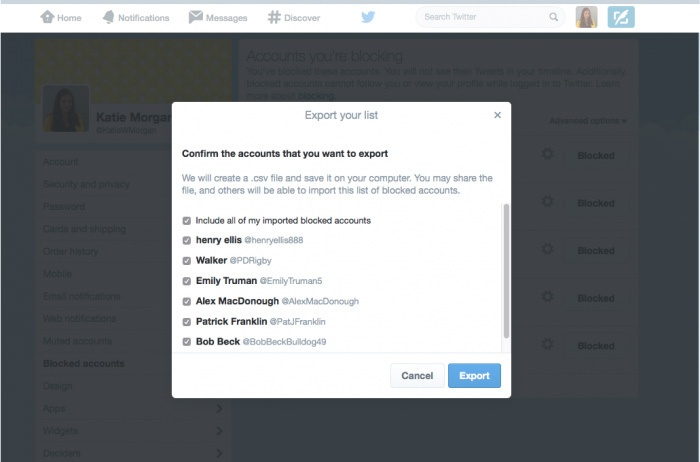 Twitter внедрил коллективную блокировку ботов. Обмен чёрными списками между пользователями - 2