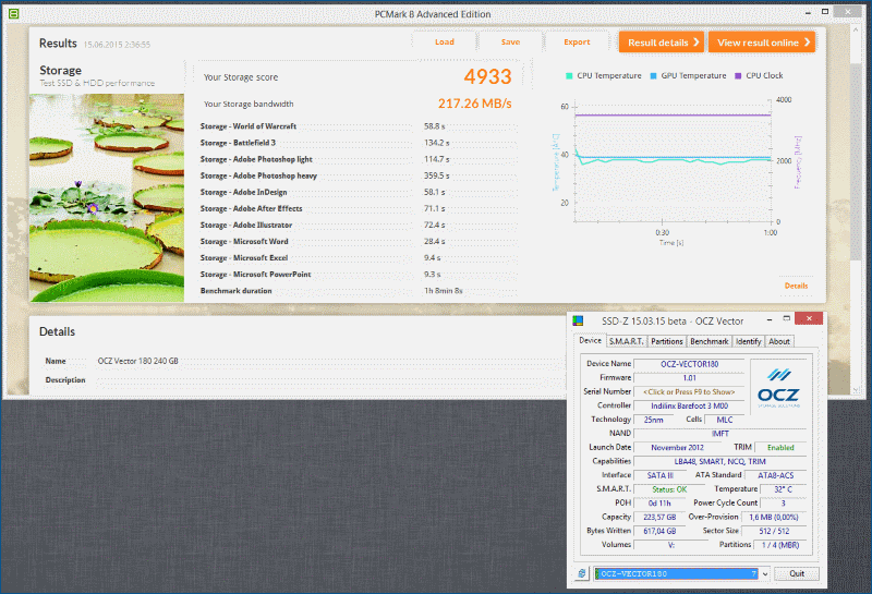 Тестирование твердотельного накопителя OCZ Vector 180 - 12