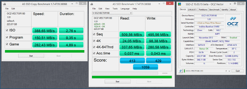 Тестирование твердотельного накопителя OCZ Vector 180 - 14