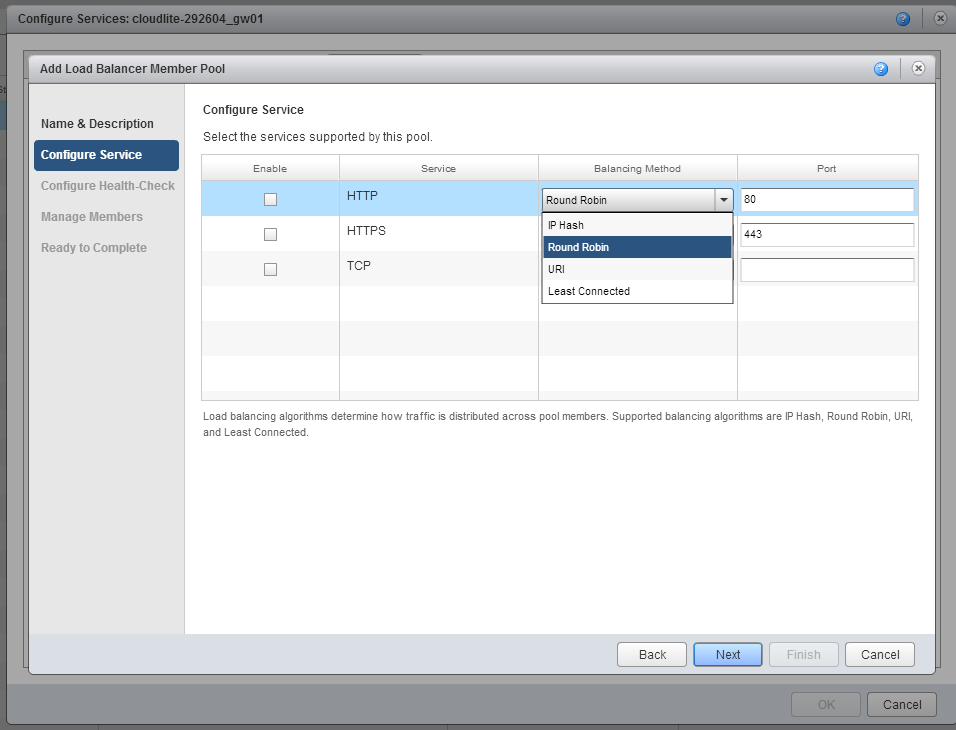 Настройка балансировщика нагрузки в VMware vCloud Director - 8 image