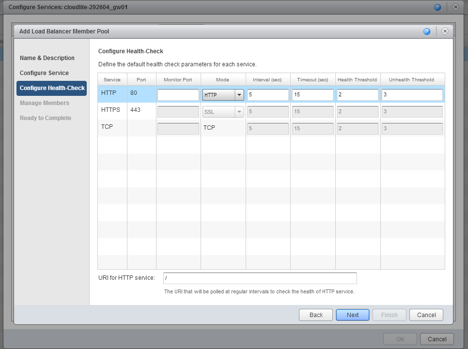 Настройка балансировщика нагрузки в VMware vCloud Director - 9 image
