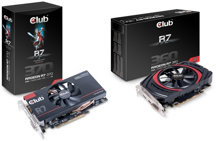 Club3D Radeon R7 300 и Radeon R9 300