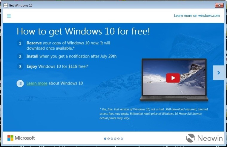 Microsoft назвала международные цены на Windows 10 - 1 image