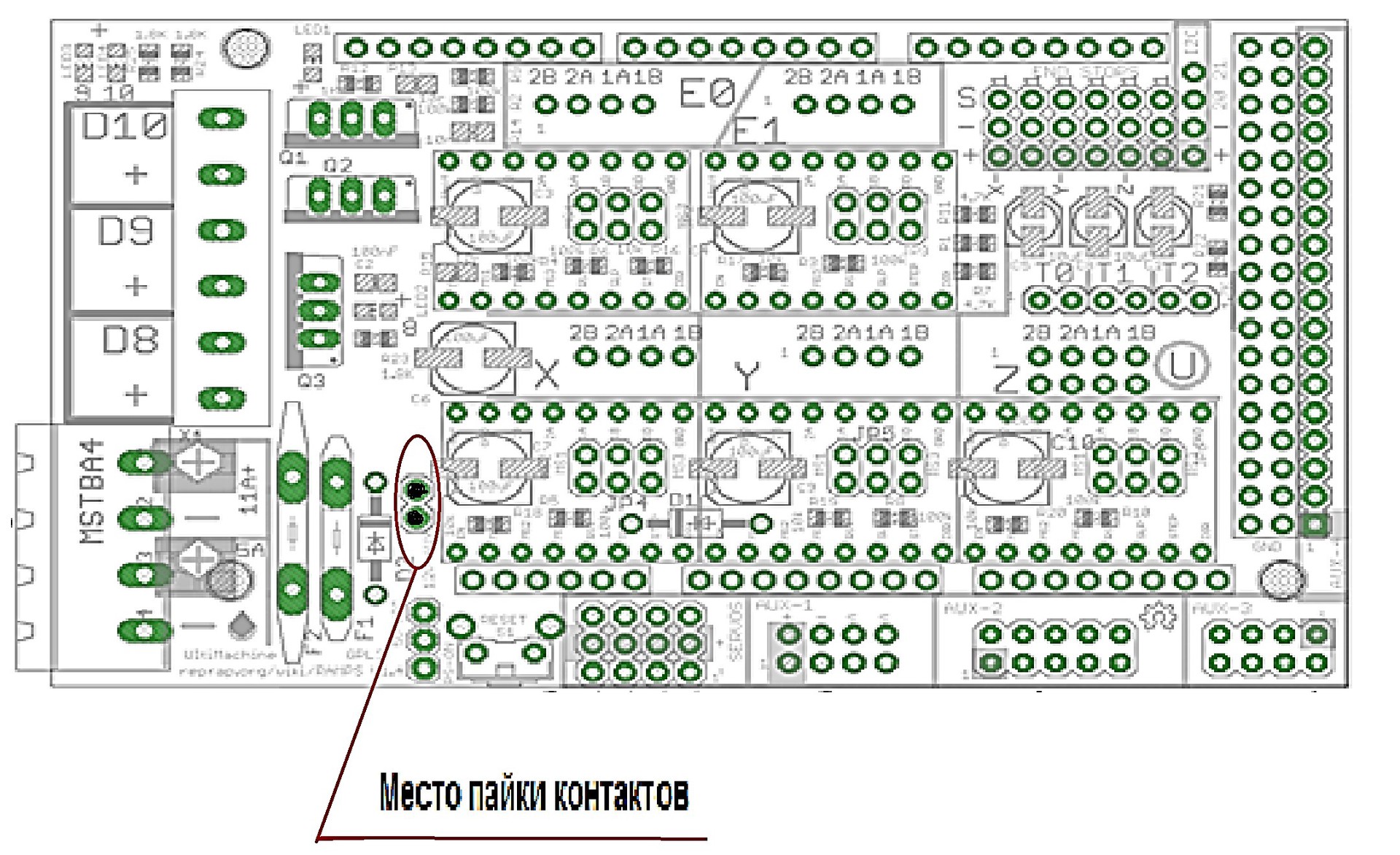 Инструкция по сборке 3D принтера Prism Uni(часть 2-электрика) - 10 Инструкция по сборке 3D принтера Prism Uni(часть 2-электрика) - 10
