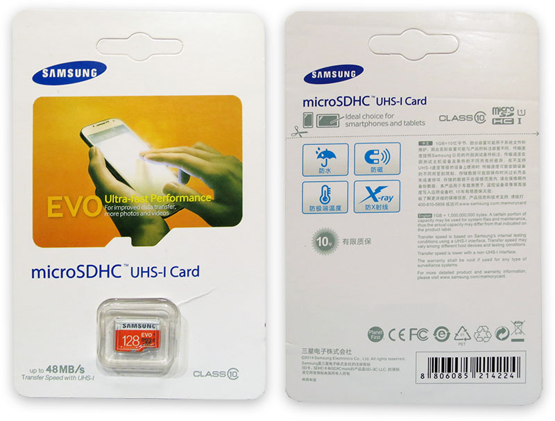 Как определить поддельную Micro SD флеш карту - 11 Подделка на Samsung EVO 128GB Micro SD