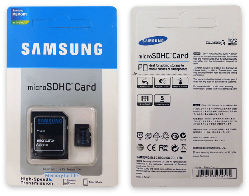 Как определить поддельную Micro SD флеш карту - 13 Подделка на Samsung 512GB Micro SD