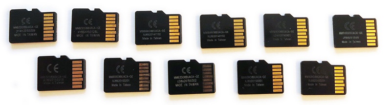 Как определить поддельную Micro SD флеш карту - 16 MMB3R08BUACA-GE