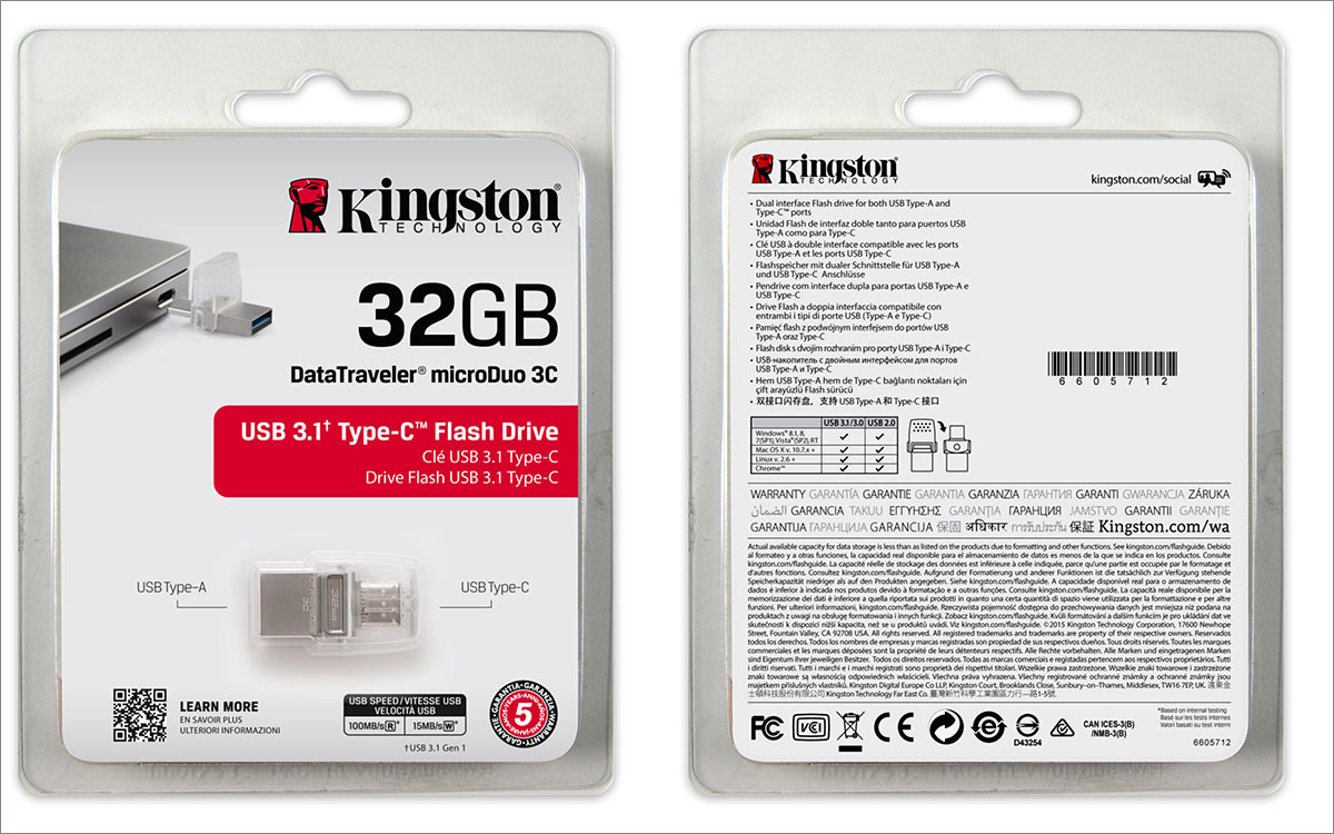 [Тестирование] USB накопитель Kingston с разъемом Type-C — DataTraveler microDuo 3C — емкостью 32 гигабайта - 2