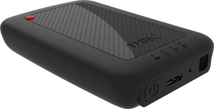 Внешний жесткий диск Wi-Fi HDD P700 выпускается объемом 1 и 2 ТБ