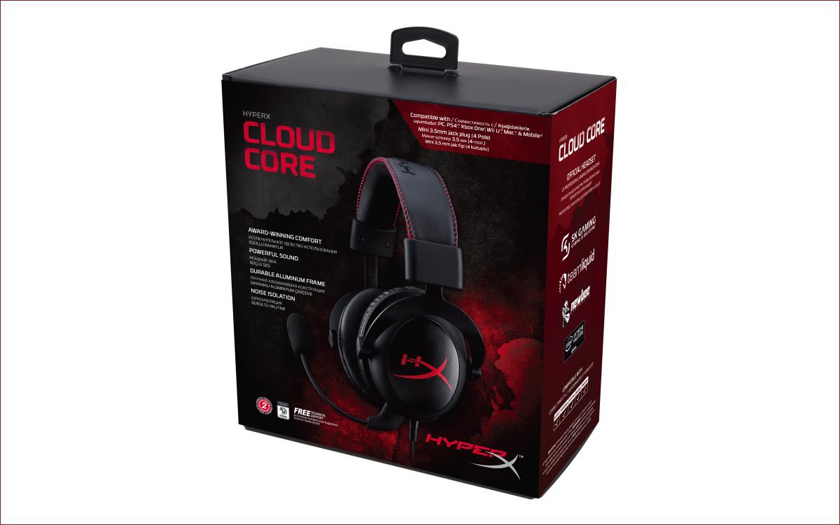 [Анонс] HyperX представляет игровую гарнитуру Cloud Core - 1