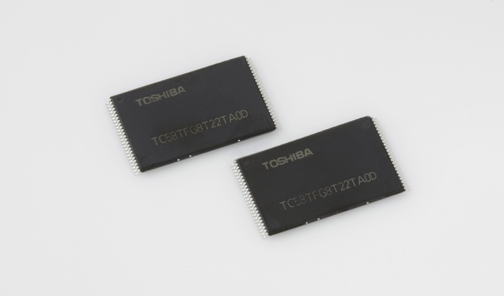 Toshiba представила микросхему памяти 3D NAND (BiCS) плотностью 256 Гбит