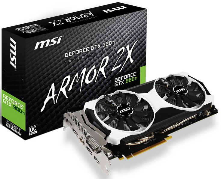 MSI представила видеокарту GTX 980 Ti ArmorX2