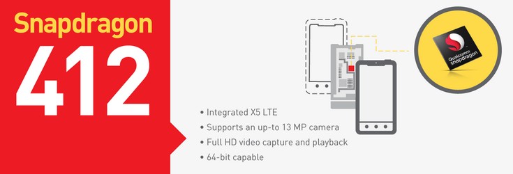 Qualcomm представила SoC Snapdragon 412 и Snapdragon 212