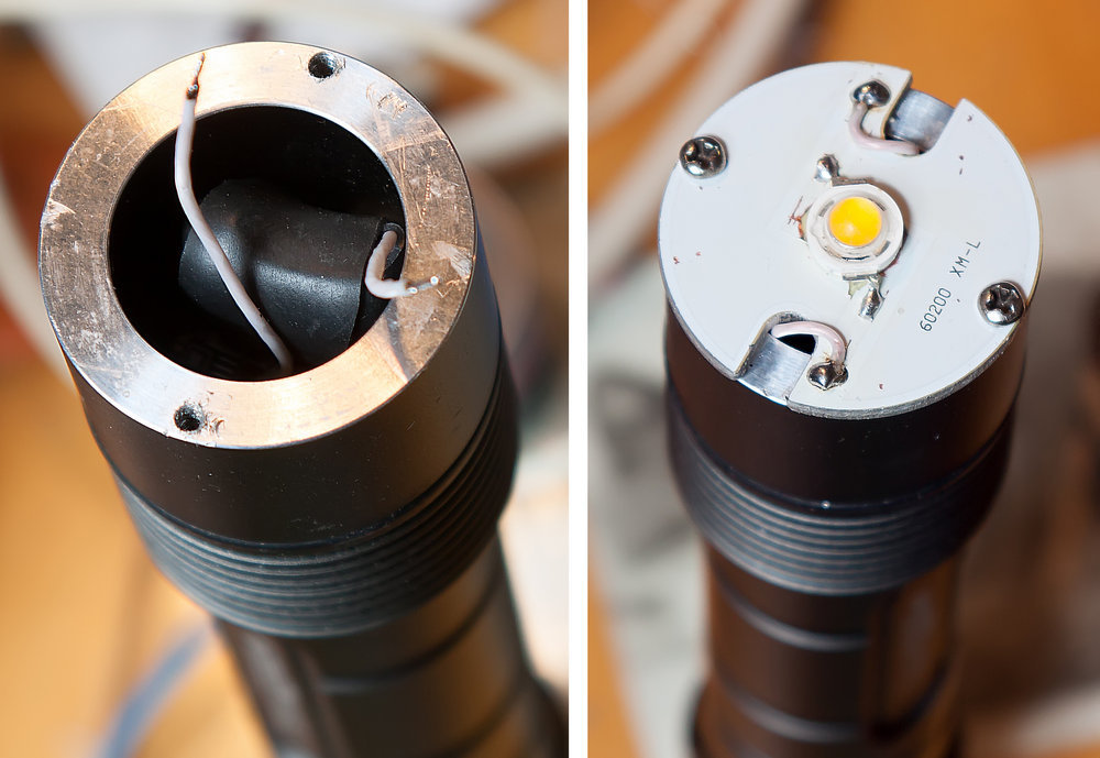Ремонт китайского фонарика TrustFire XM-L Z5 - 5 Ремонт китайского фонарика TrustFire XM-L Z5 - 5
