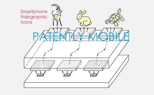 Один из патентов Samsung описывает технологию отображения голографических изображений