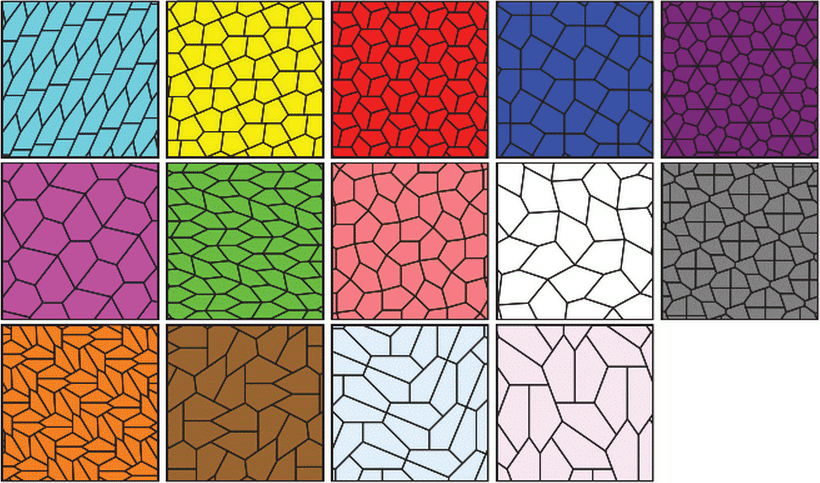 Открыт новый вид пятиугольников, покрывающих плоскость - 2 Открыт новый вид пятиугольников, покрывающих плоскость - 2