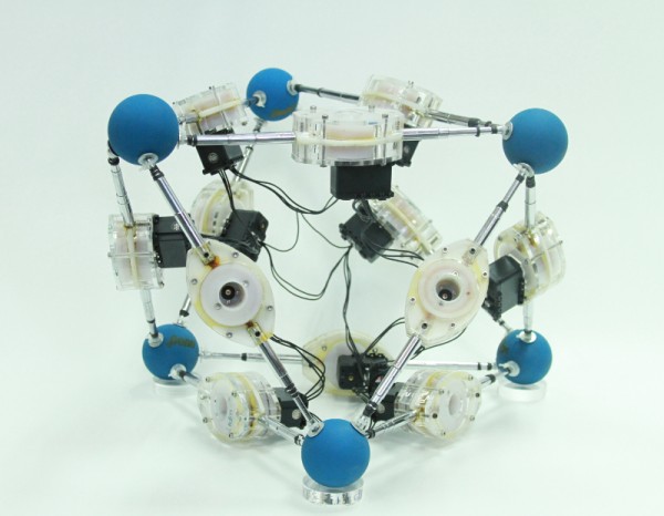 OctaWorm: шагающий робот-октаэдр - 1