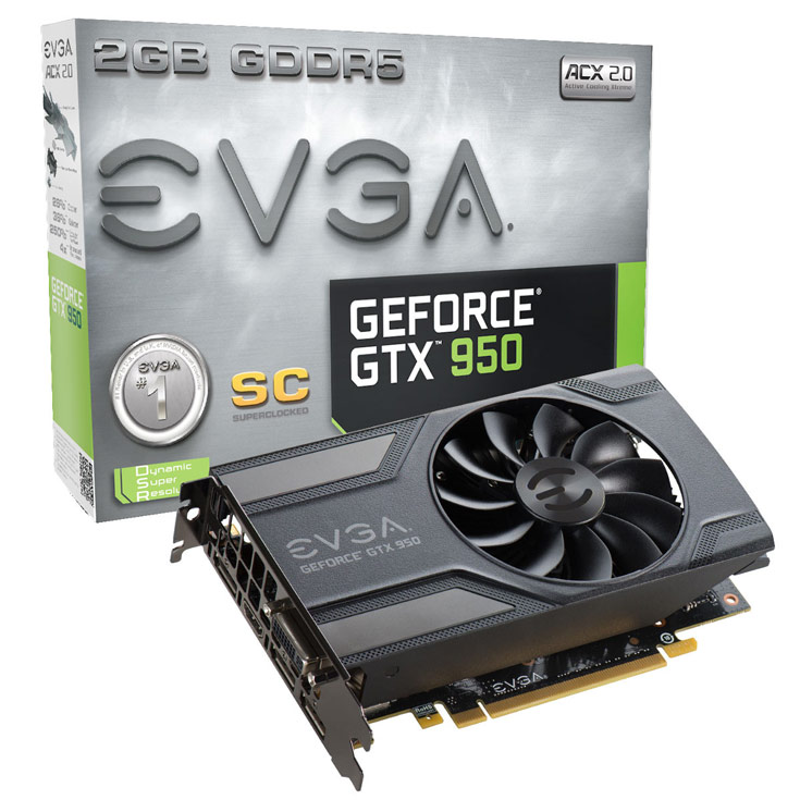 EVGA GeForce GTX 950 SC+ (02G-P4-2956)