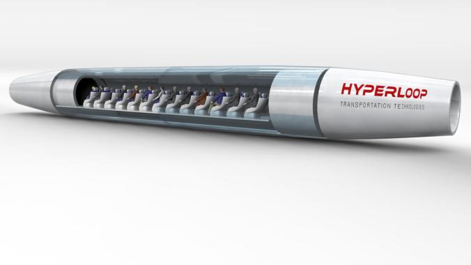 Picture of the hyperloop capsule