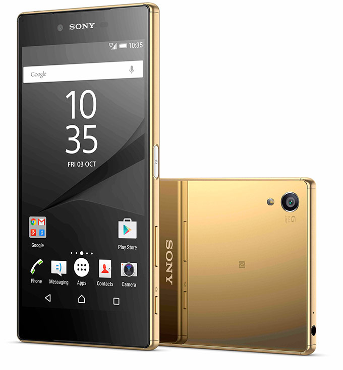 В кнопку включения Sony Xperia Z5 встроен сканер отпечатков пальцев