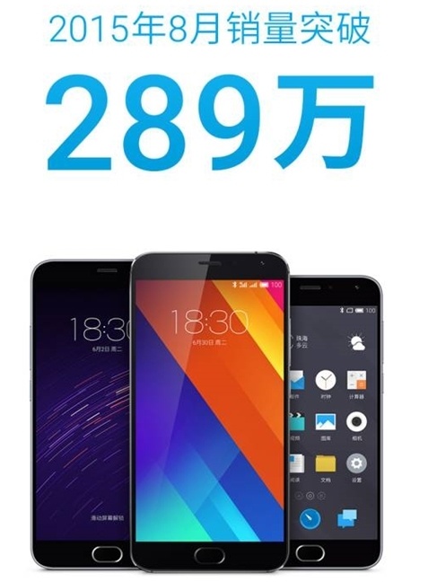 За последний месяц лета Meizu продала 2,89 млн смартфонов