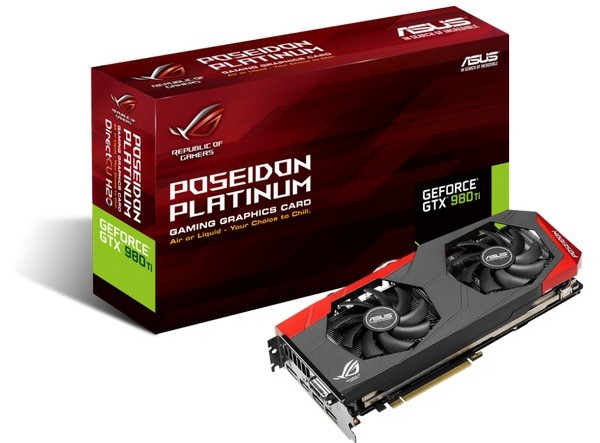 Представлена видеокарта Asus ROG Poseidon GeForce GTX 980 Ti Platinum