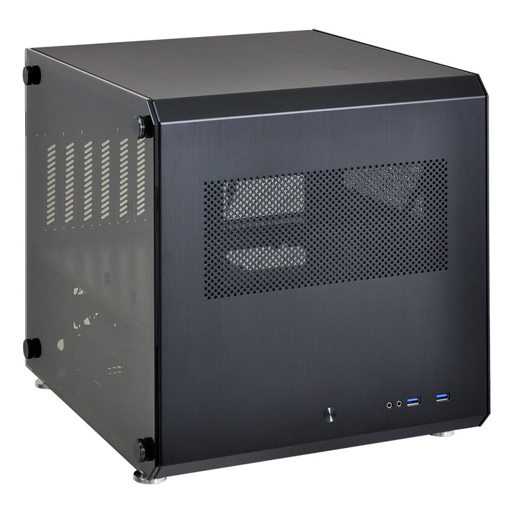 Похожий на куб алюминиевый корпус Lian Li PC-V33 рассчитан на платы типоразмера ATX