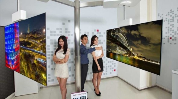 LG разработала двухсторонние панели OLED