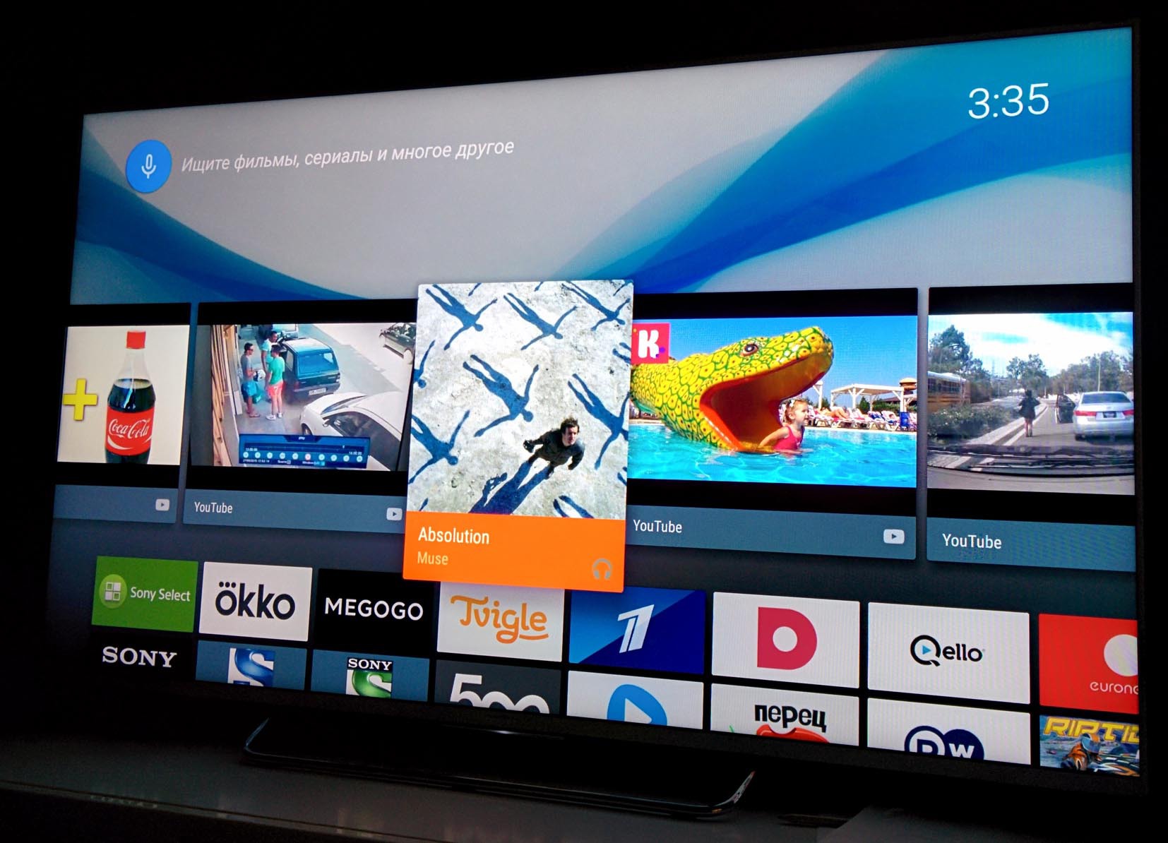 Обзор true Android TV на примере Sony 55w807c - 8