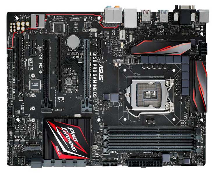 Системные платы Asus H170 Pro Gaming и B150 Pro Gaming D3 выполнены в типоразмере ATX