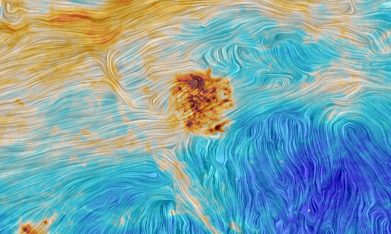 Магеллановы облака и межзвездная нить: новое изображение от космического телескопа Планк - 2