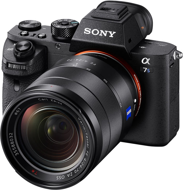 Камера Sony Alpha a7S II оснащена пятиосевым стабилизатором изображения
