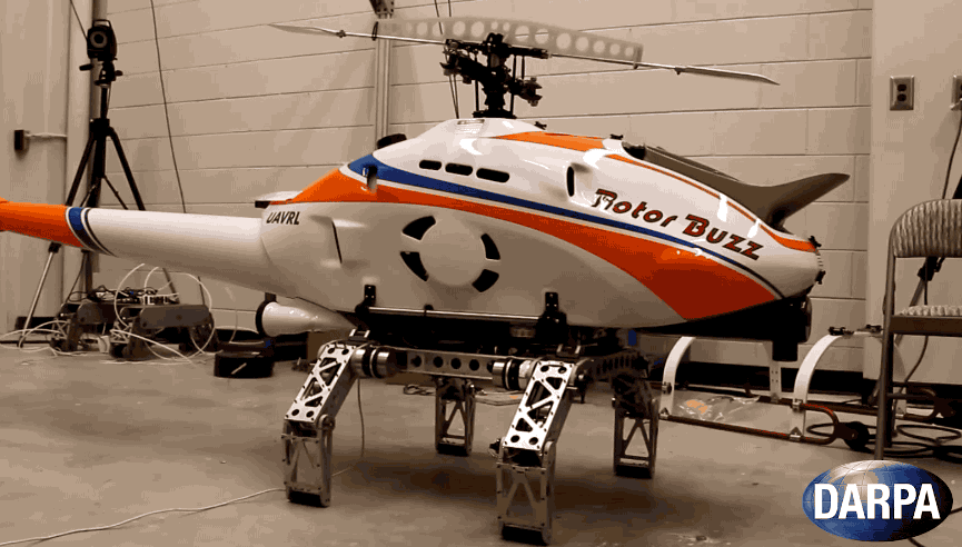 Специалисты DARPA представили вертолет с роботизированным шасси для посадки в самых сложных условиях - 2