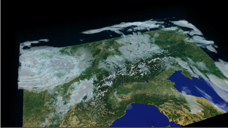 Новая система MeteoSwiss вдвое увеличивает разрешение моделей для ежедневных прогнозов погоды