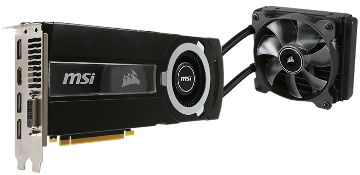 Карта MSI GeForce GTX 980 Ti Sea Hawk не требует пользовательского обслуживания СВО