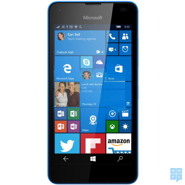 Смартфон Microsoft Lumia 550 будет доступен в четырёх цветовых вариантах