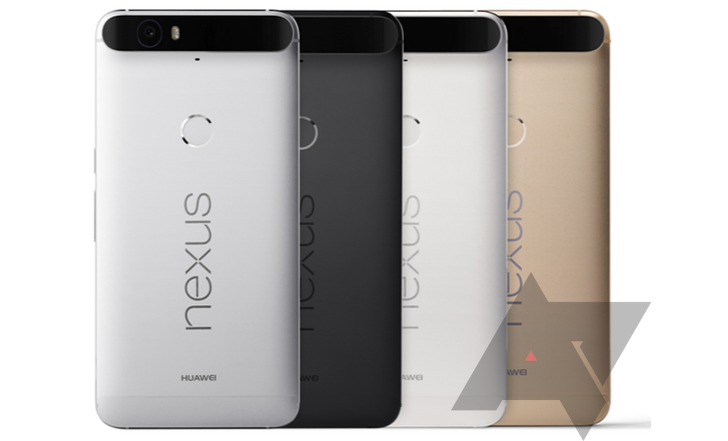 Смартфоны Nexus 5X и Nexus 6P будут доступны в трёх и четырёх цветовых вариантах соответственно