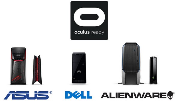 В следующем году на рынке появятся различные модели компьютеров с наклейкой Oculus Ready от известных производителей, включая Asus, Alienware и Dell