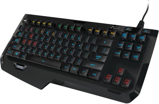 В клавиатуре Logitech G410 Atlas Spectrum TKL используются механические клавиши Romer-G