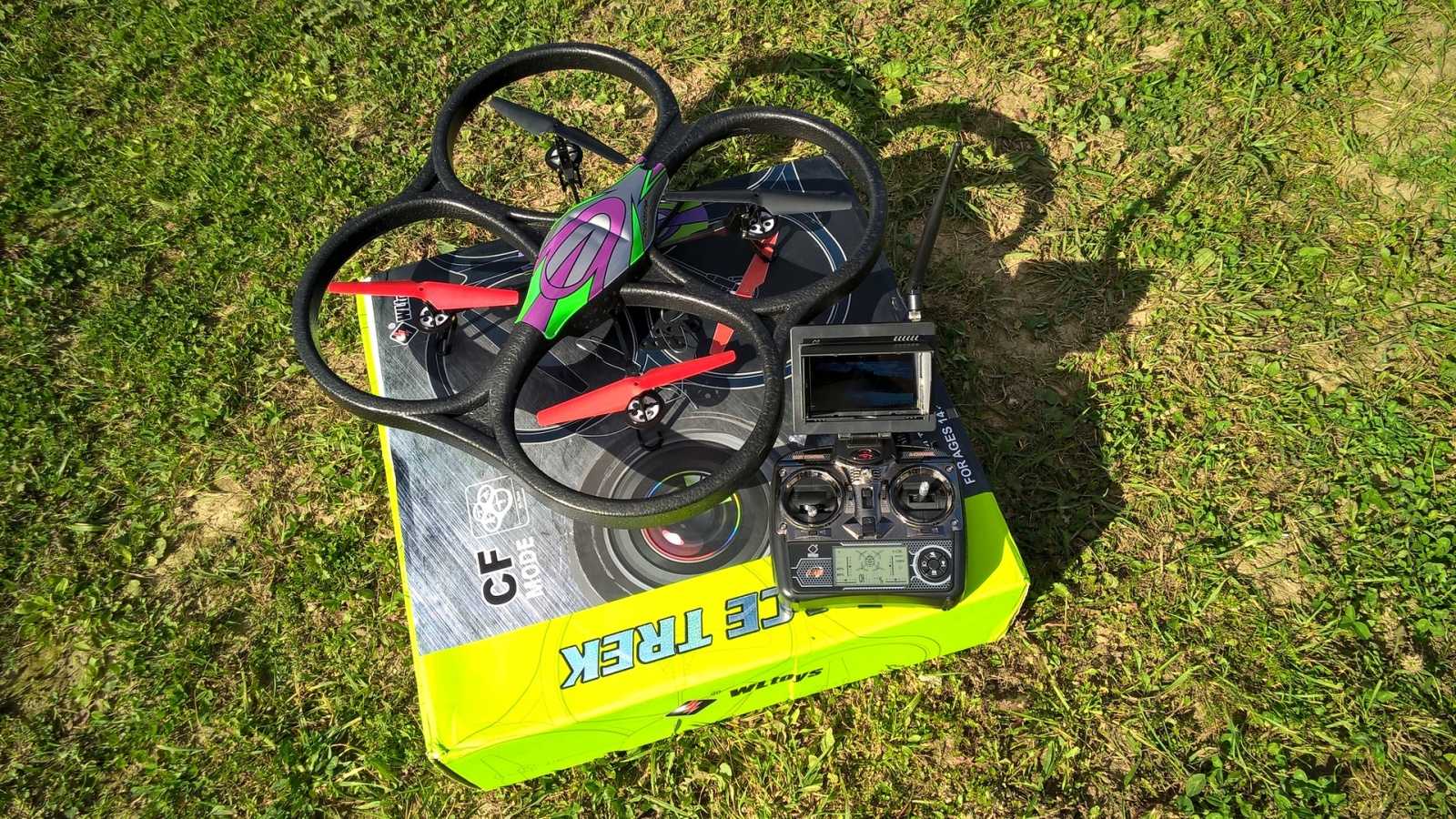 Дьявольский квадрокоптер за 100$ с онлайн-трансляцией на монитор — WLtoys V666 FPV - 8 Дьявольский квадрокоптер за 100$ с онлайн-трансляцией на монитор — WLtoys V666 FPV - 8