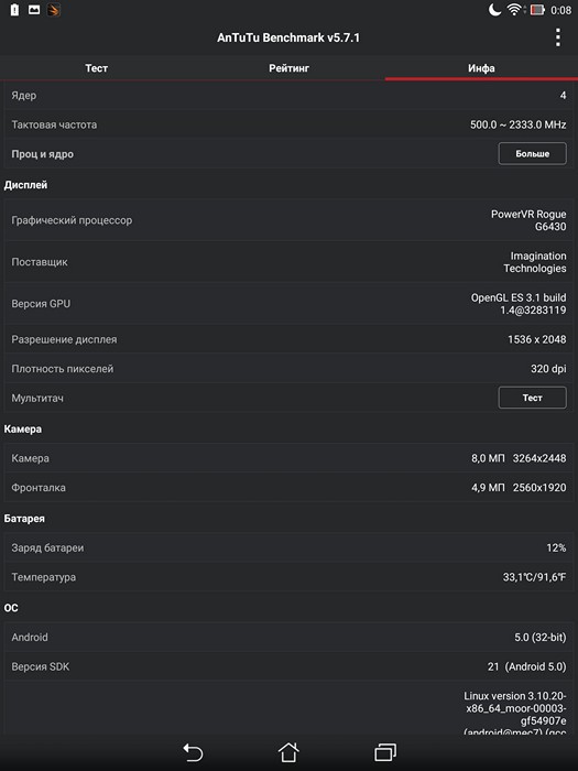 Обзор планшета ASUS ZenPad S 8.0 - 3 Обзор планшета ASUS ZenPad S 8.0 - 3