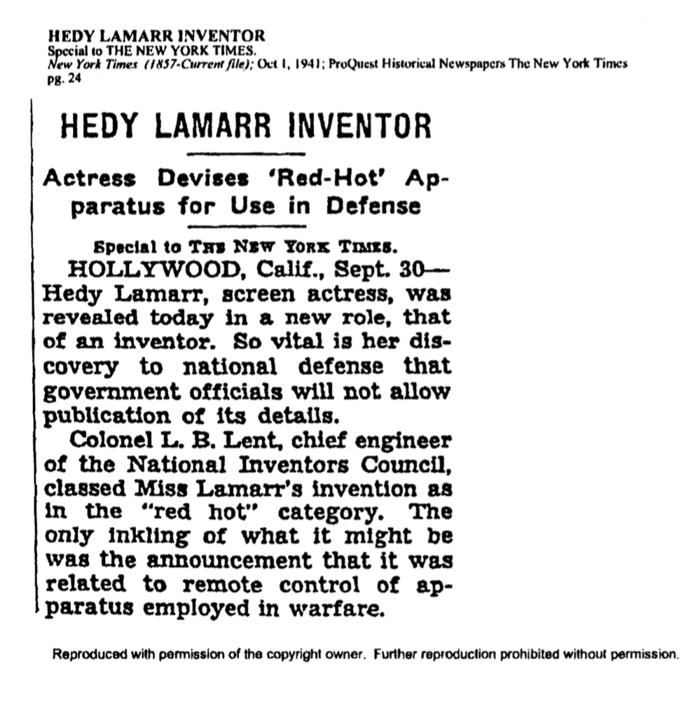 Хеди Ламарр — голливудская звезда 40-х годов, которая «изобрела» Wi-fi и GPS - 6