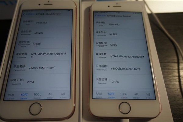 Смартфоны iPhone 6s с платформами Samsung греются сильнее, чем с SoC TSMC