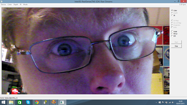 Дистанционное измерение пульса с помощью Intel RealSense - 3 Дистанционное измерение пульса с помощью Intel RealSense - 3